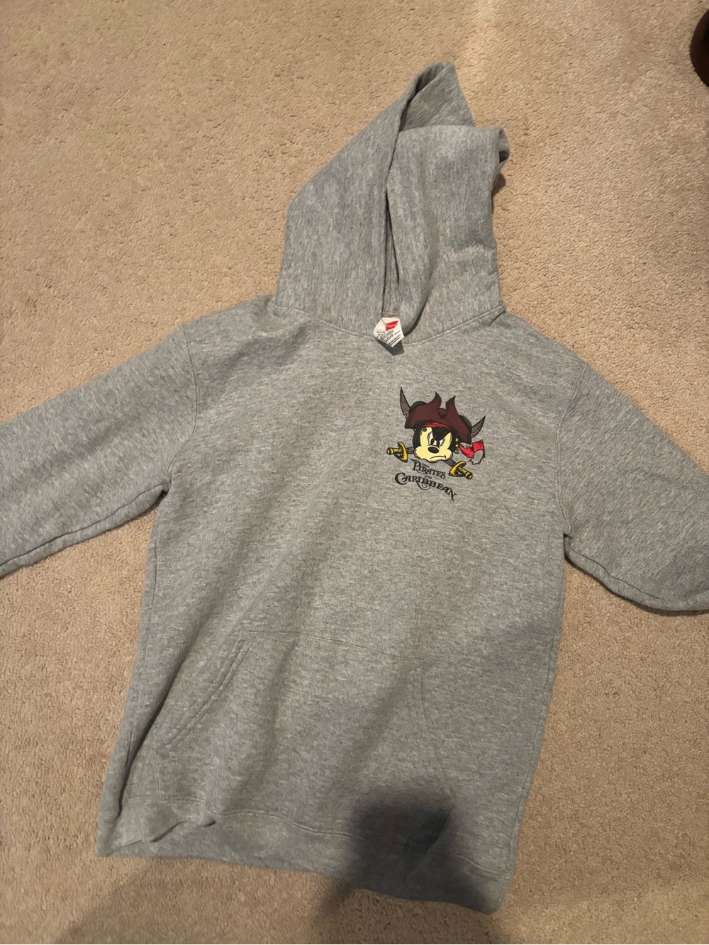 Disney Gray Pirates of the Caribbean Hoodie